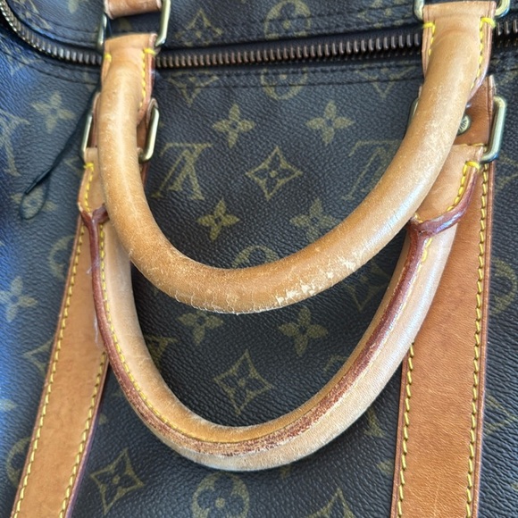 LOUIS VUITTON KEEPALL 50 TRAVEL DUFFEL MONOGRAM CANVAS Authentic - Picture 6 of 11